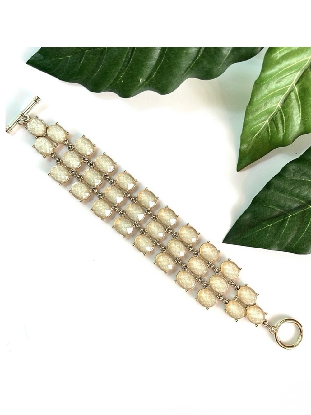WHBM STONE TOGGLE BRACELET